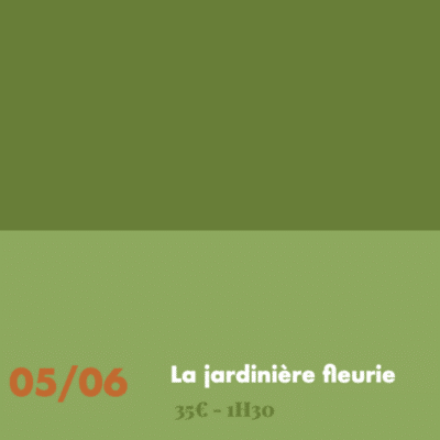 La jardinière fleurie