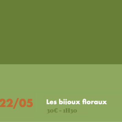 Les bijoux floraux